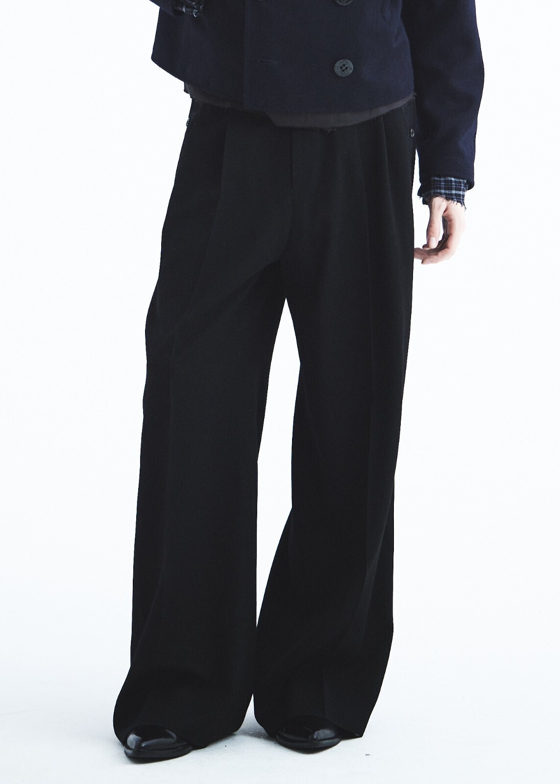 DAIRIKU 남성 "Billy" Sailor Super Wide Slacks 이미지10