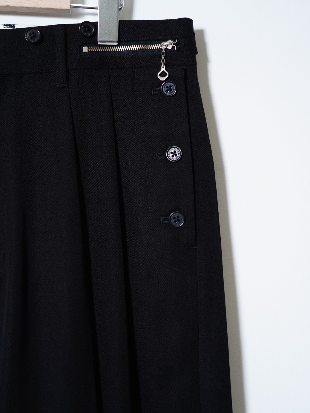 DAIRIKU 남성 "Billy" Sailor Super Wide Slacks 이미지3