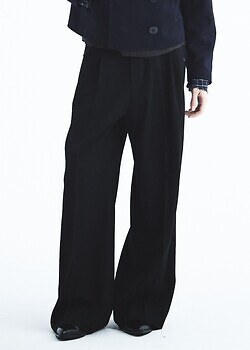 DAIRIKU 남성 "Billy" Sailor Super Wide Slacks 이미지10