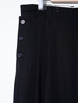 DAIRIKU 남성 "Billy" Sailor Super Wide Slacks 이미지5