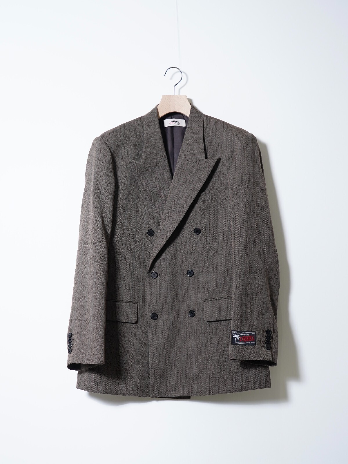 DAIRIKU 남성 "Billy" Stripe Double Tailored Jacket 이미지1