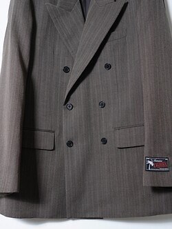 DAIRIKU 남성 "Billy" Stripe Double Tailored Jacket 이미지4