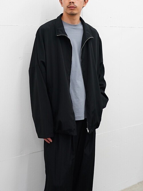 Cupro Nylon Track JKT｜Blanc YM MENS