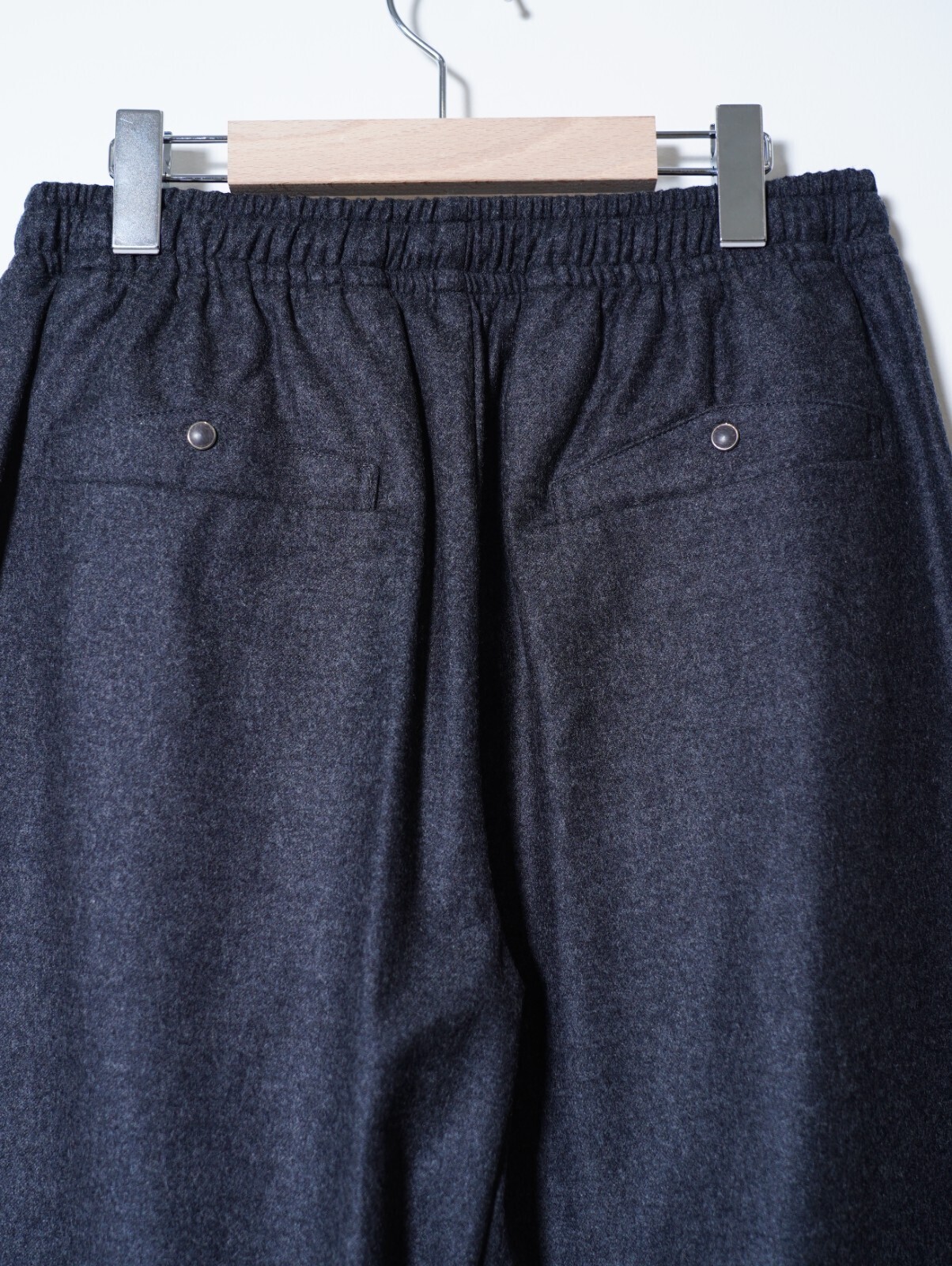 SARTO MENS WOOL CASHMERE FLANNEL EFFORTLESS TROUSERS IMAGE7