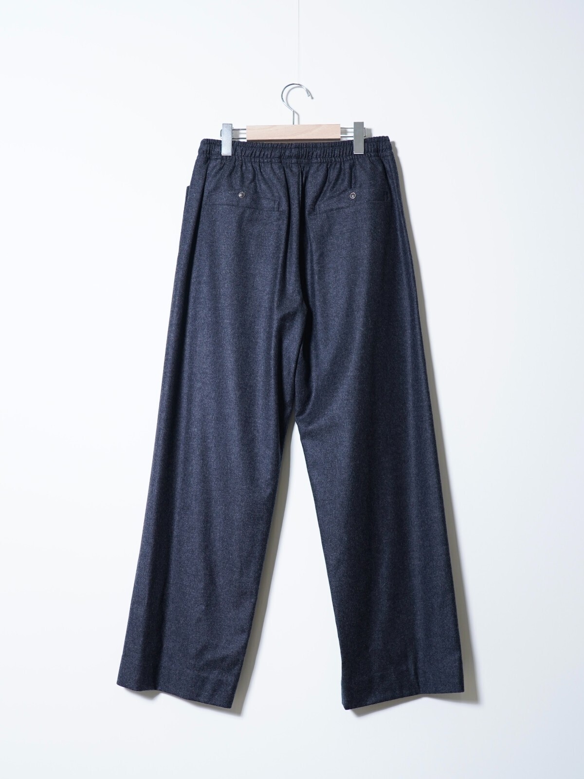 SARTO MENS WOOL CASHMERE FLANNEL EFFORTLESS TROUSERS IMAGE2