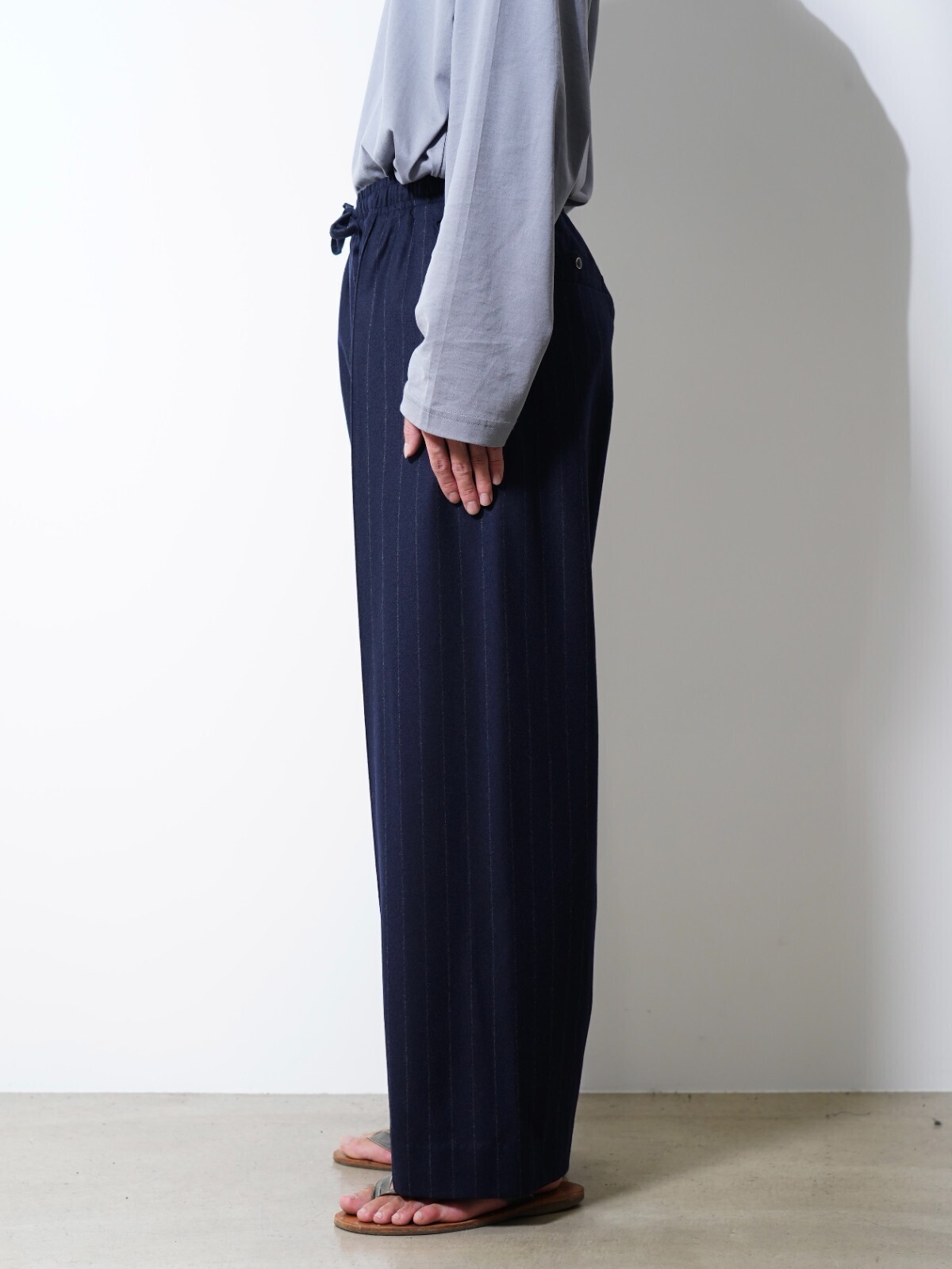 SARTO 男裝 WOOL CASHMERE FLANNEL EFFORTLESS TROUSERS 写真13
