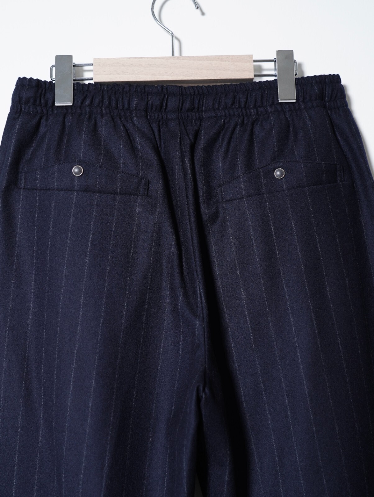SARTO MENS WOOL CASHMERE FLANNEL EFFORTLESS TROUSERS IMAGE12