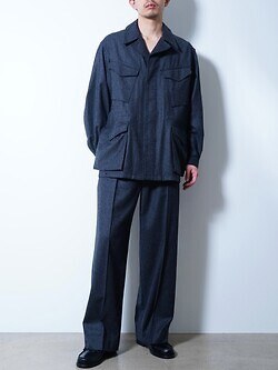 SARTO 男裝 WOOL CASHMERE FLANNEL EFFORTLESS TROUSERS 写真4