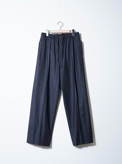 WOOL CASHMERE FLANNEL EFFORTLESS TROUSERS｜SARTO MENS
