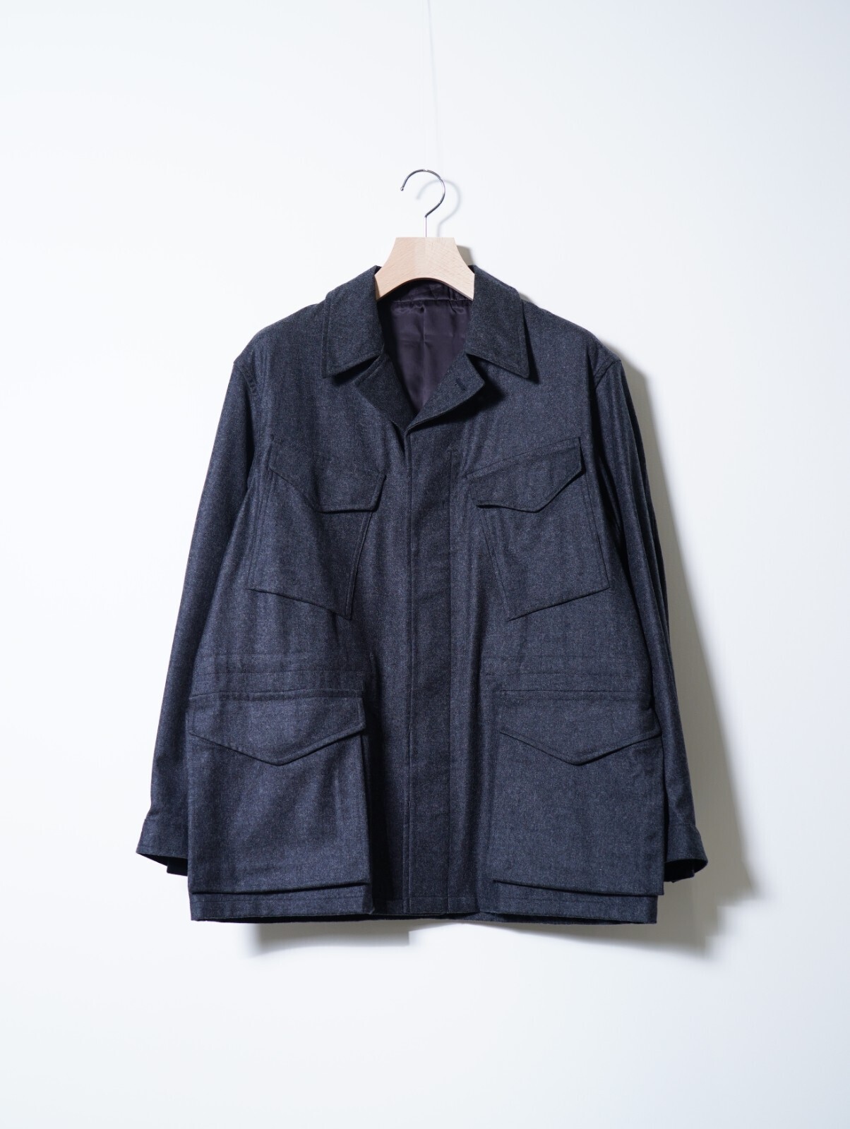 SARTO MENS FLANNEL MILITARY JACKET IMAGE1
