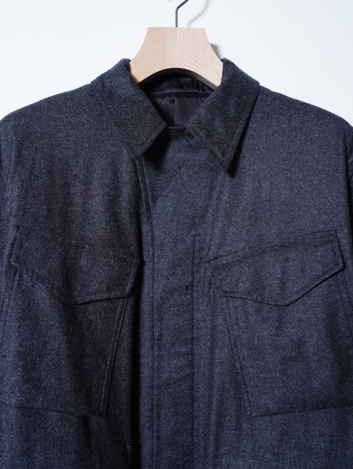 SARTO MENS FLANNEL MILITARY JACKET IMAGE5