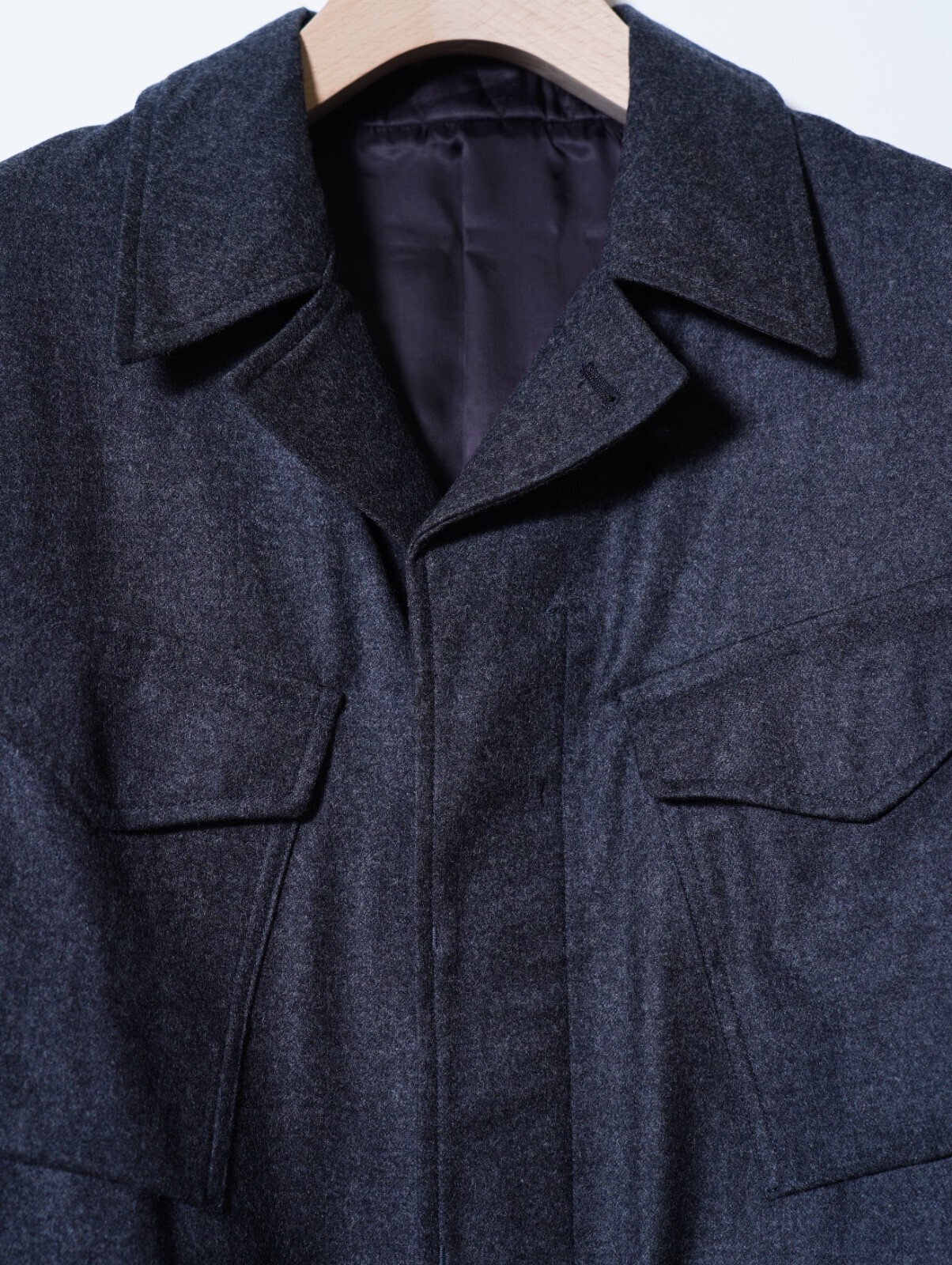 SARTO MENS FLANNEL MILITARY JACKET IMAGE4