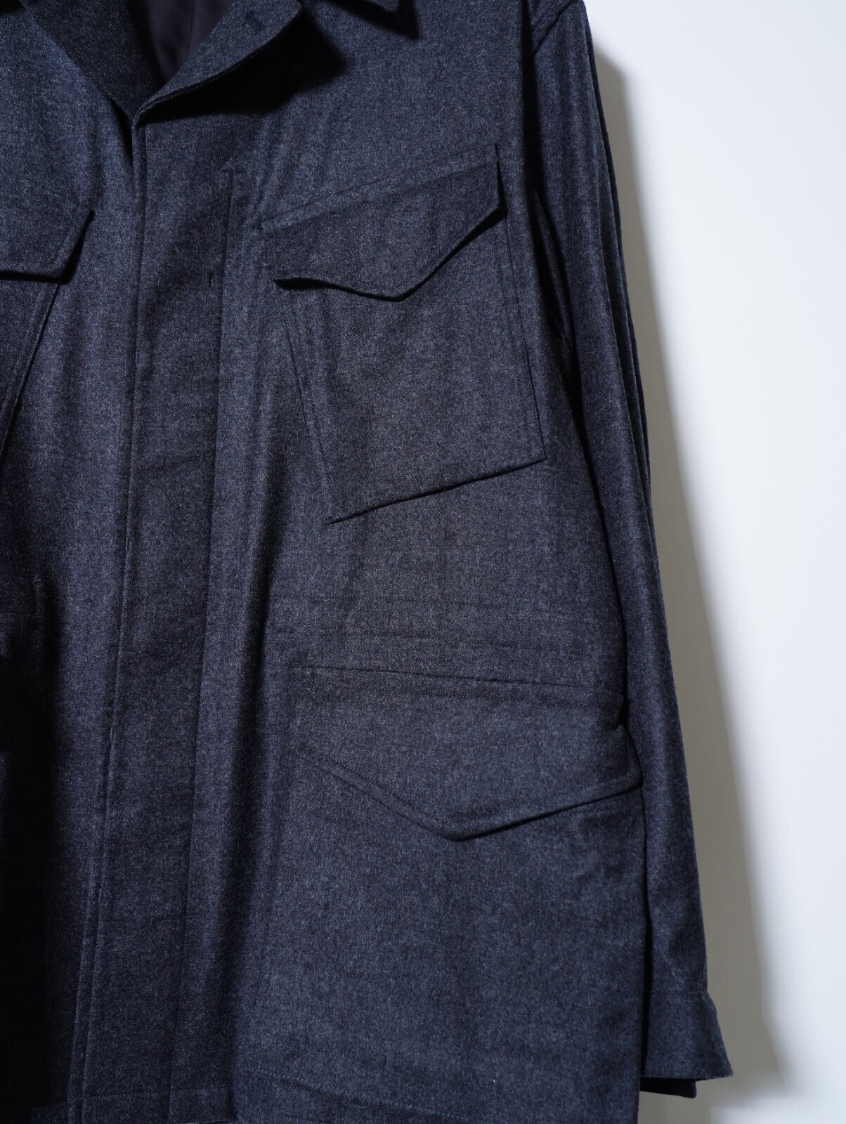 SARTO MENS FLANNEL MILITARY JACKET IMAGE7
