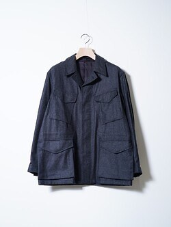 SARTO MENS FLANNEL MILITARY JACKET IMAGE1