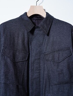 SARTO MENS FLANNEL MILITARY JACKET IMAGE5