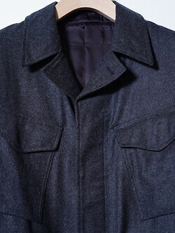 SARTO MENS FLANNEL MILITARY JACKET IMAGE4