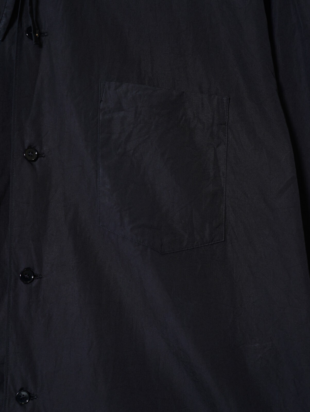 NULABEL MENS GARMENT DYED HOODED SHIRT IMAGE3