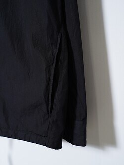 NULABEL MENS GARMENT DYED HOODED SHIRT IMAGE4