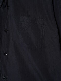 NULABEL MENS GARMENT DYED HOODED SHIRT IMAGE3