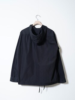 NULABEL MENS GARMENT DYED HOODED SHIRT IMAGE2