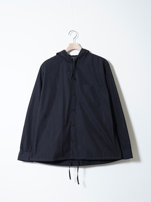 GARMENT DYED HOODED SHIRT｜NULABEL MENS