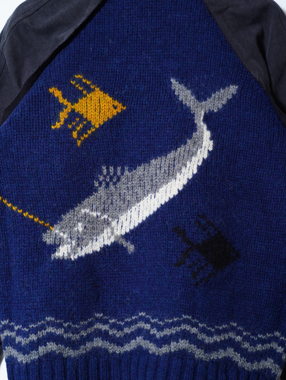 KHOKI 男裝 Combination cowichan sweater 圖片20