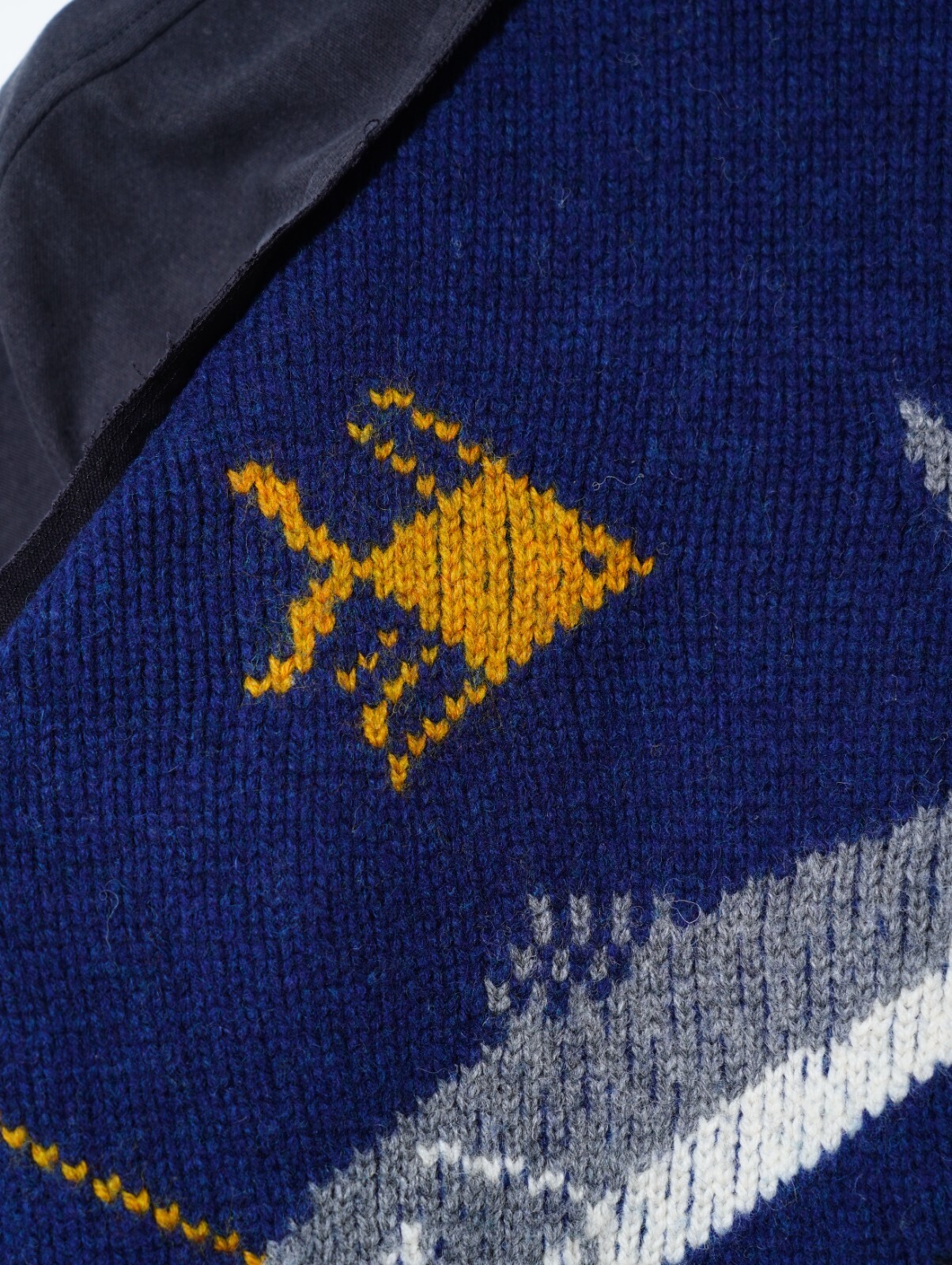 KHOKI 男裝 Combination cowichan sweater 圖片24