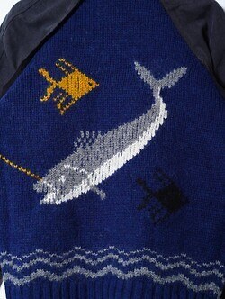 KHOKI 男裝 Combination cowichan sweater 圖片20