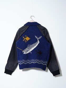 KHOKI 男裝 Combination cowichan sweater 圖片13