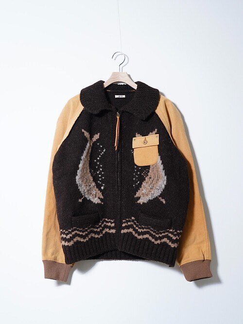Combination cowichan sweater｜KHOKI 男裝