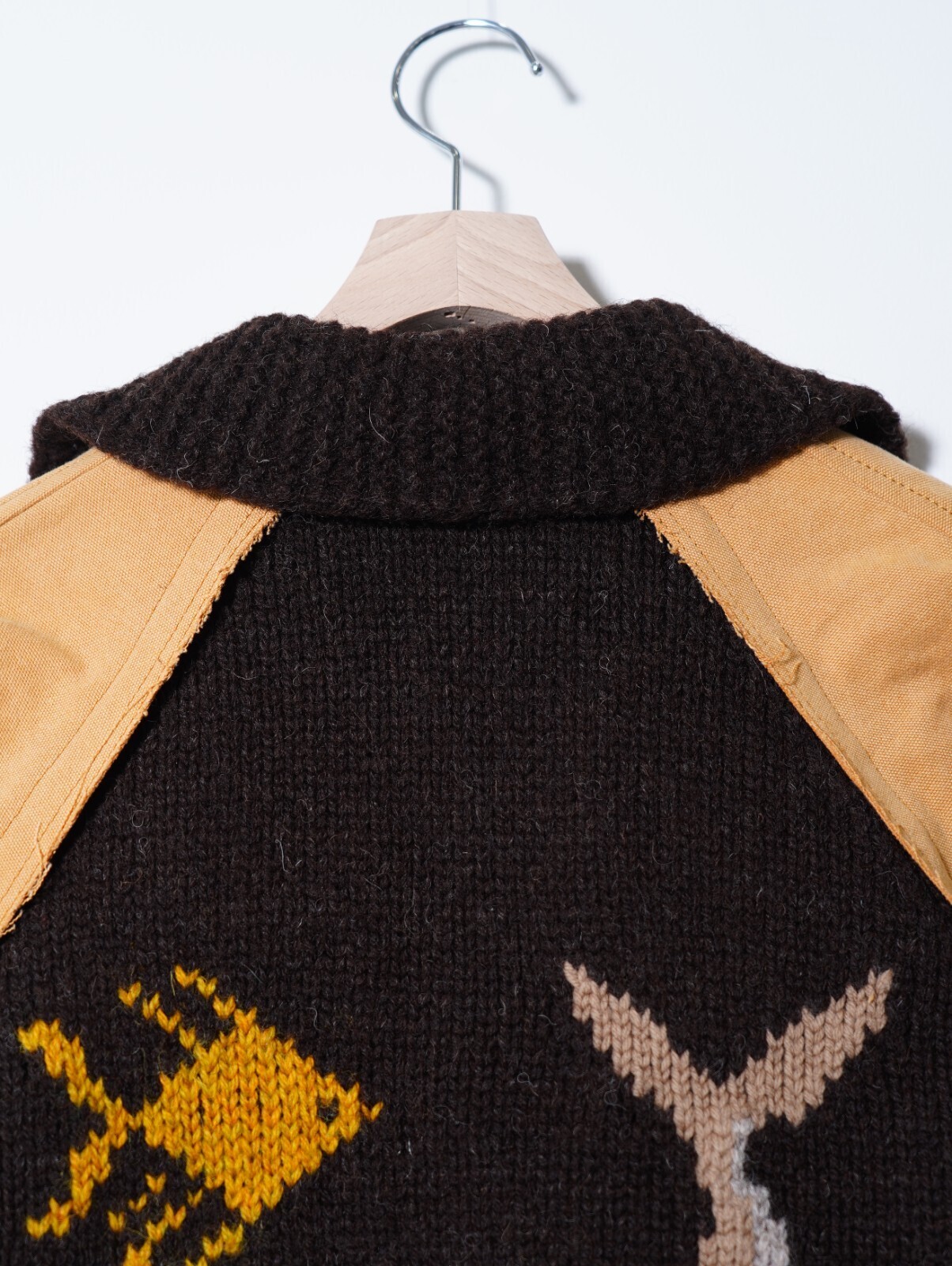 KHOKI 男裝 Combination cowichan sweater 圖片10