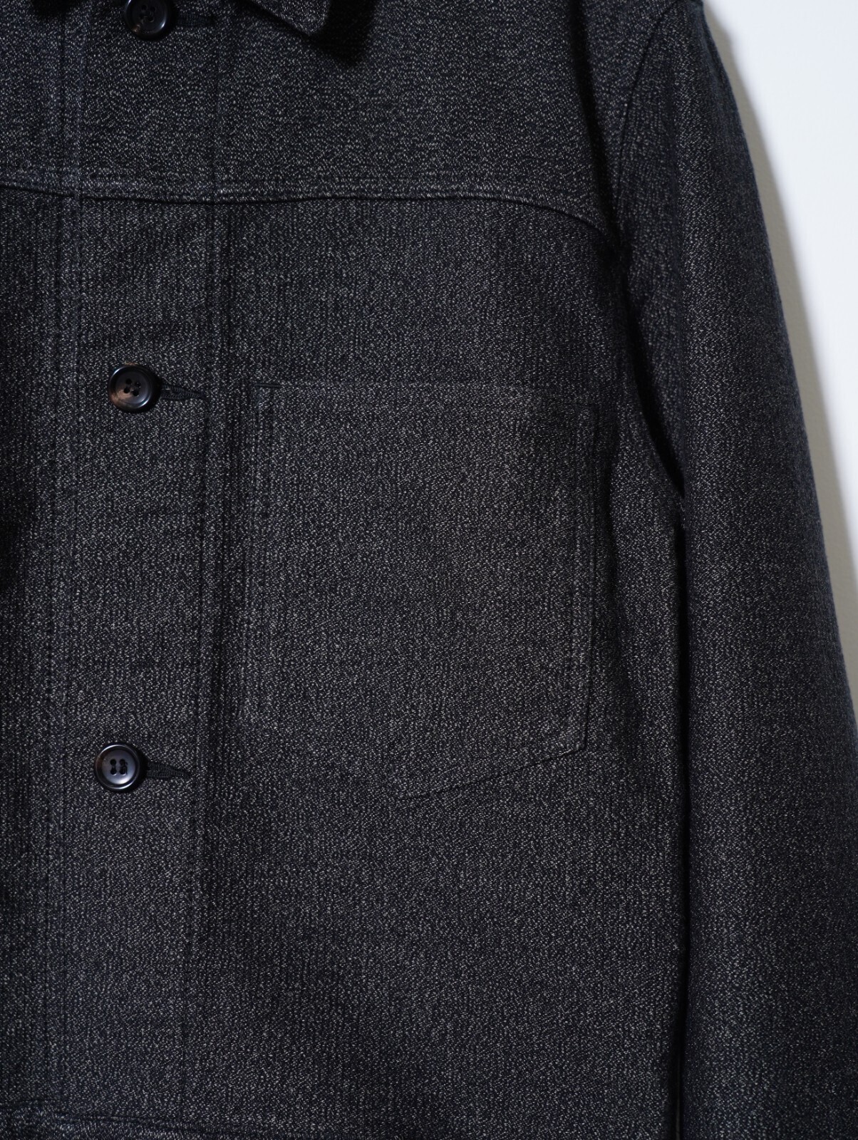 FUJIMOTO MENS Salt & Pepper My Uniform Jacket IMAGE9
