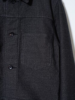 FUJIMOTO MENS Salt & Pepper My Uniform Jacket IMAGE9