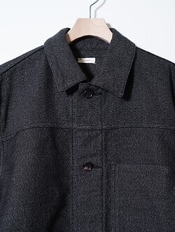 FUJIMOTO MENS Salt & Pepper My Uniform Jacket IMAGE7