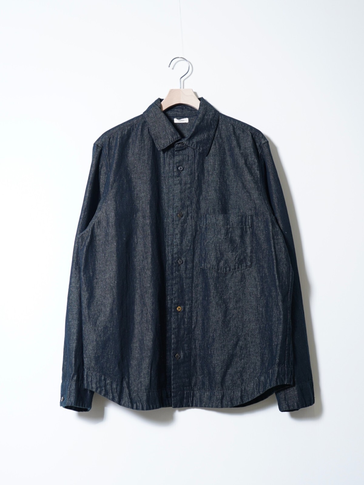 FUJIMOTO MENS Cotton/Linen Tex Shirts IMAGE1