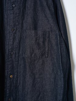 FUJIMOTO MENS Cotton/Linen Tex Shirts IMAGE4
