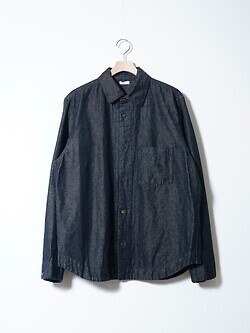 FUJIMOTO MENS Cotton/Linen Tex Shirts IMAGE1
