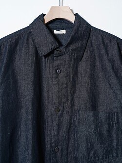 FUJIMOTO MENS Cotton/Linen Tex Shirts IMAGE3