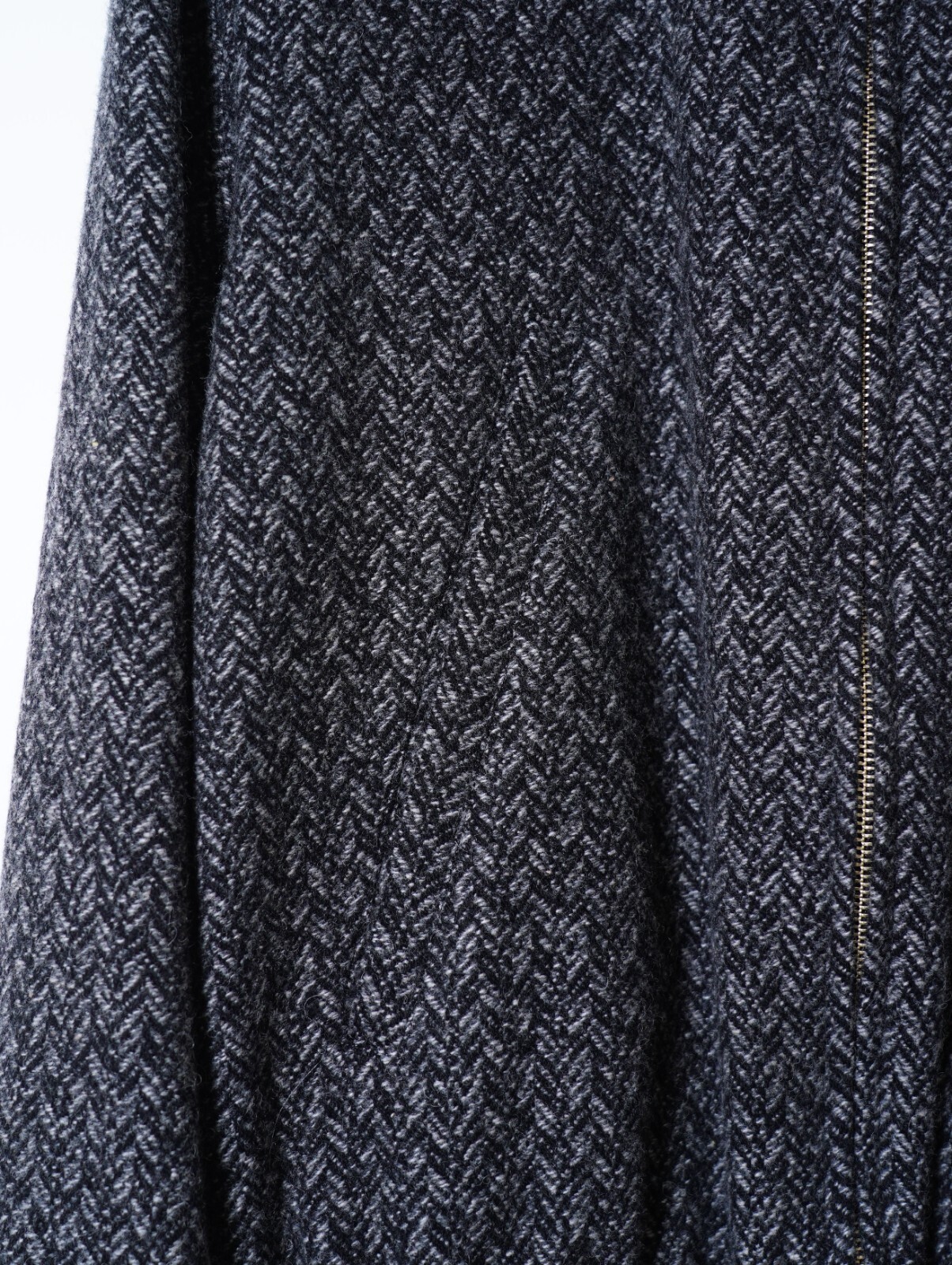YOKE MENS Herringbone Tweed Zip Blouson IMAGE15