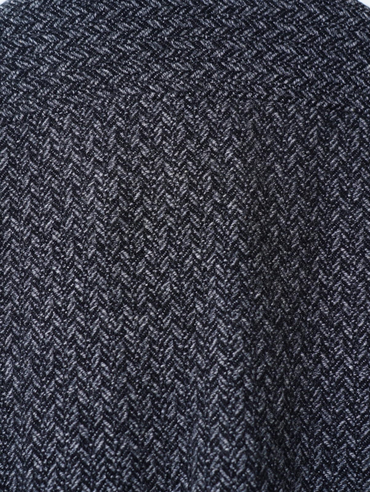 YOKE MENS Herringbone Tweed Zip Blouson IMAGE21