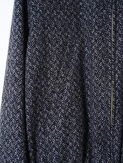 YOKE MENS Herringbone Tweed Zip Blouson IMAGE15