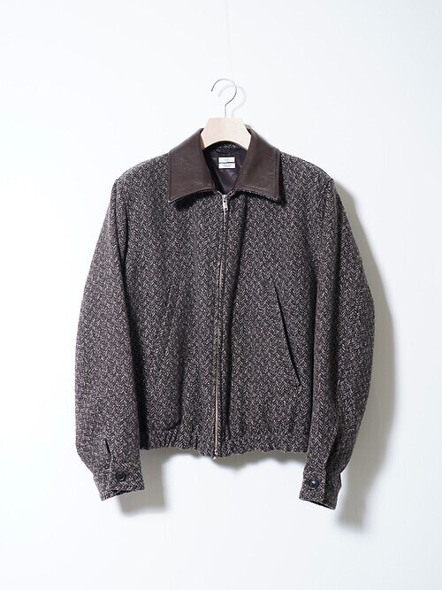Herringbone Tweed Zip Blouson｜YOKE MENS
