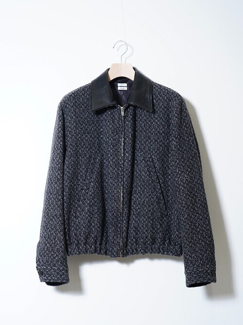 Herringbone Tweed Zip Blouson｜YOKE MENS