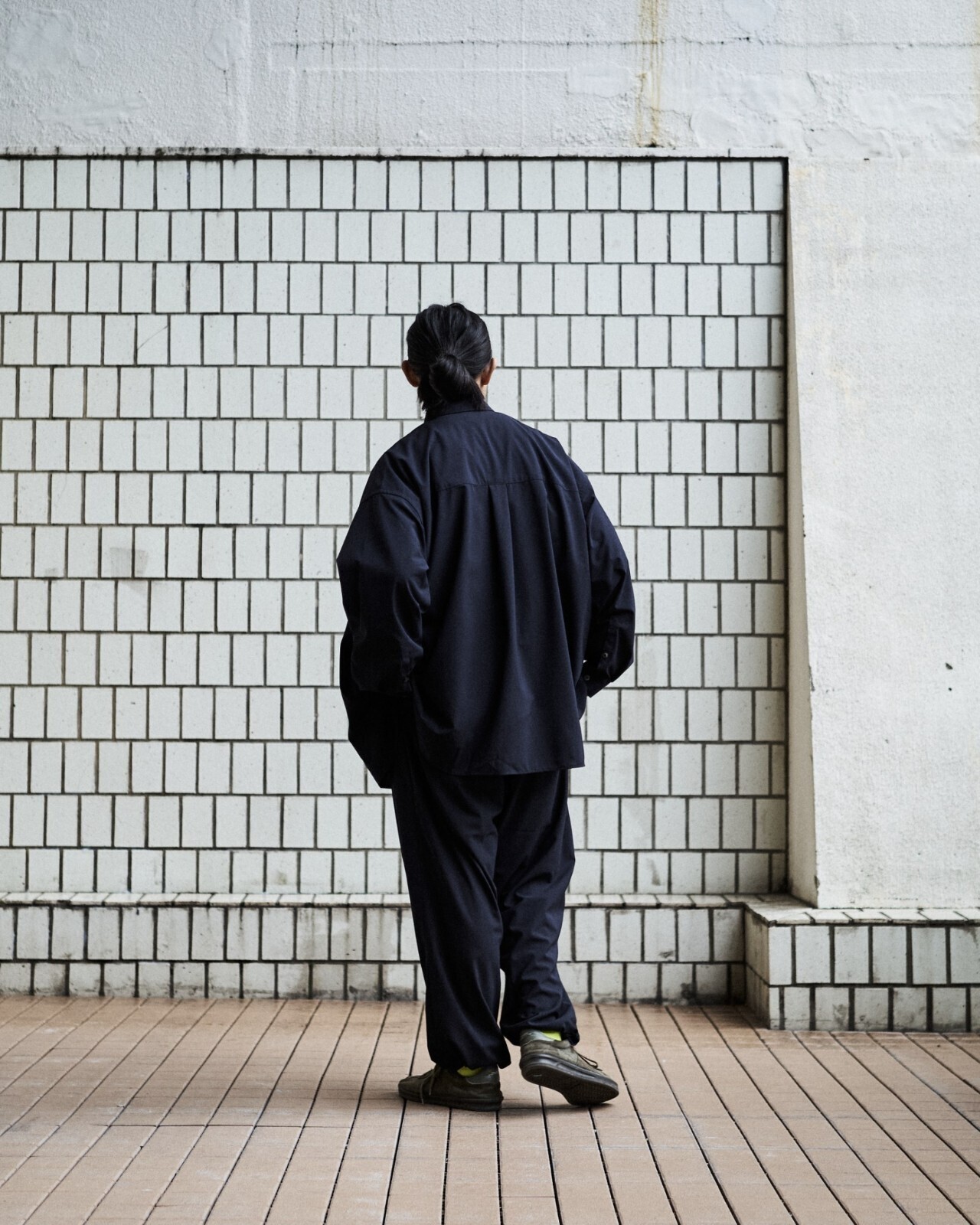 FreshService MENS Wooly Cloth Regular Collar Shirt IMAGE13