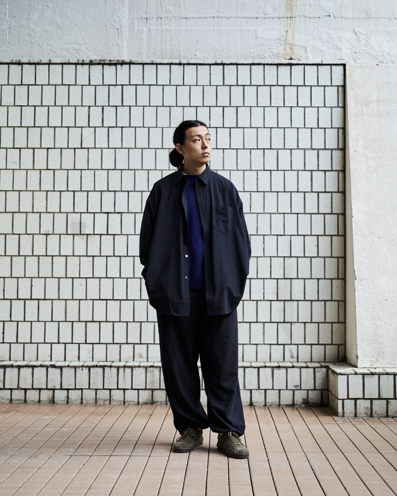 FreshService MENS Wooly Cloth Regular Collar Shirt IMAGE11