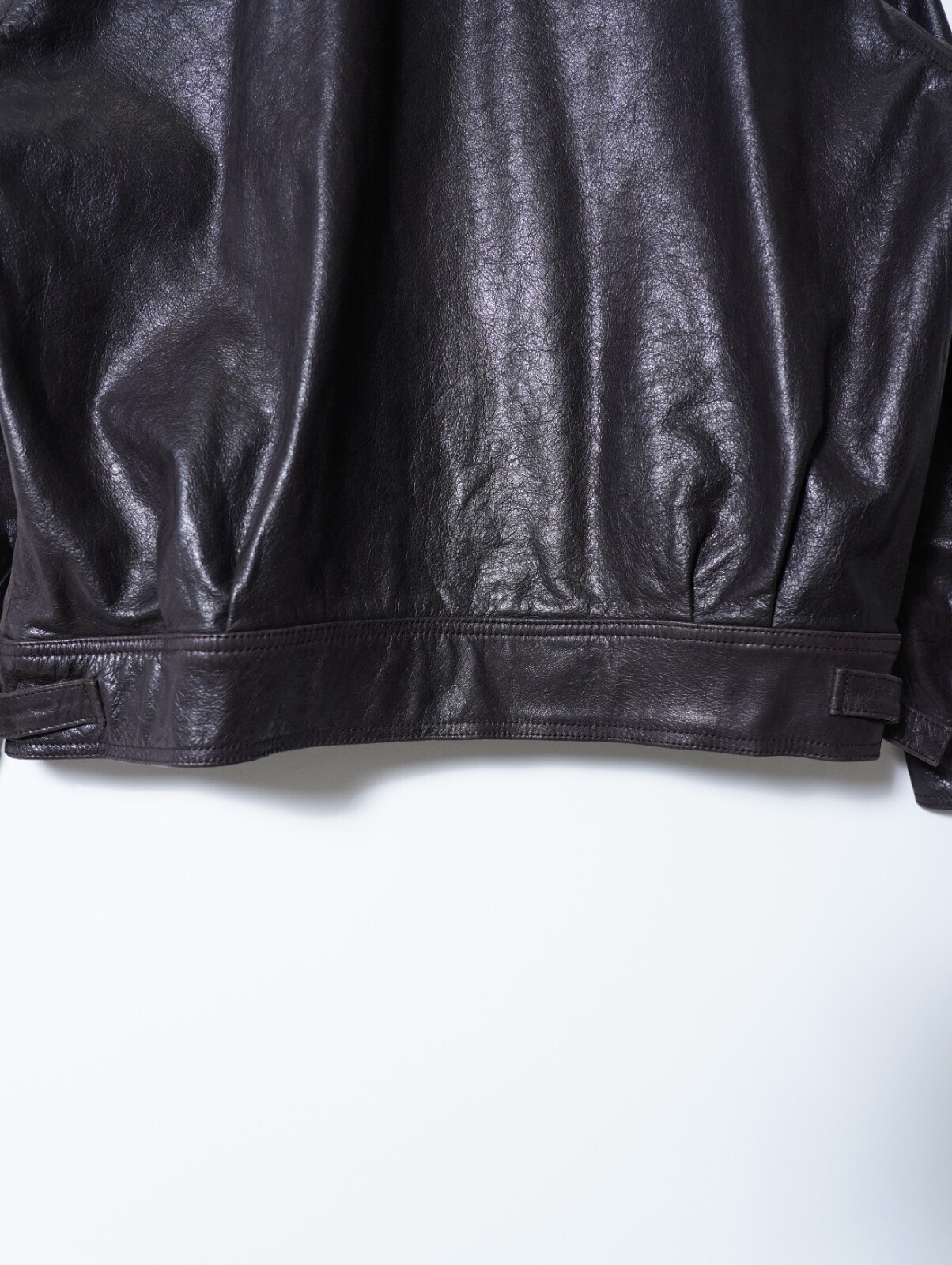 YOKE MENS Leather Flight Jacket IMAGE13