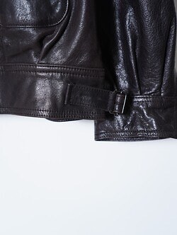 YOKE MENS Leather Flight Jacket IMAGE11