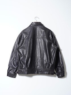 YOKE MENS Leather Flight Jacket IMAGE2