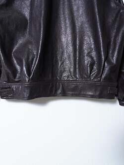 YOKE MENS Leather Flight Jacket IMAGE13