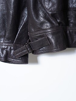 YOKE MENS Leather Flight Jacket IMAGE10